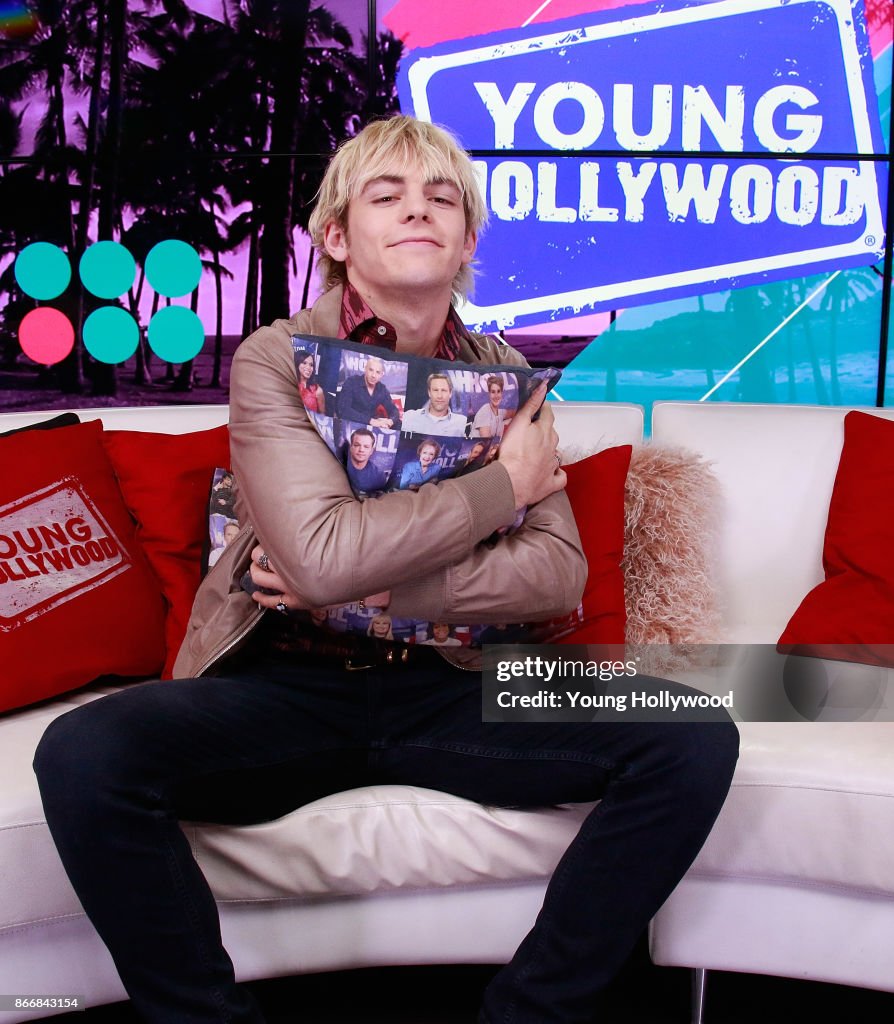 Ross Lynch Visits Young Hollywood Studio