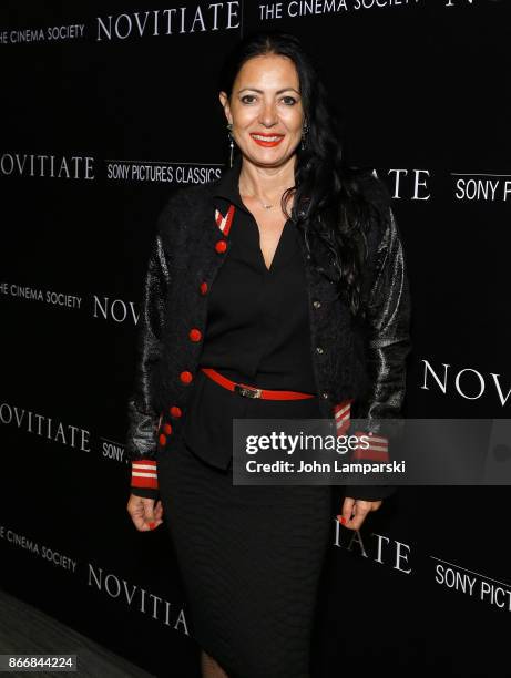 Catharine Malandrino attends Miu Miu & The Cinema Society host a screening of Sony Pictures Classics' "Novitiate" at The Landmark at 57 West on...