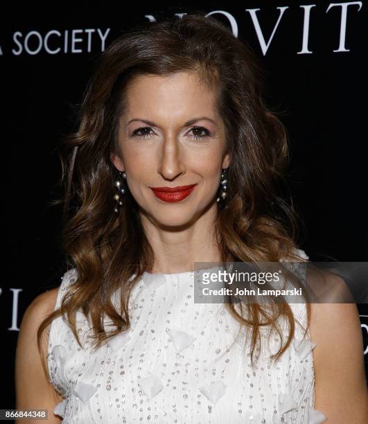 Alysia Reiner attends Miu Miu & The Cinema Society host a screening of Sony Pictures Classics' "Novitiate" at The Landmark at 57 West on October 26,...