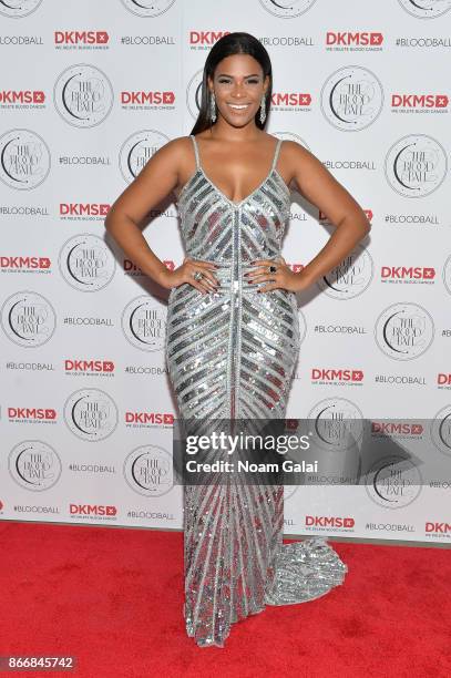 Kamie Crawford attends the 2017 DKMS Blood Ball at Spring Place on October 26, 2017 in New York City.