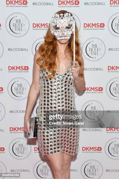 Eglantina Zingg attends the 2017 DKMS Blood Ball at Spring Place on October 26, 2017 in New York City.