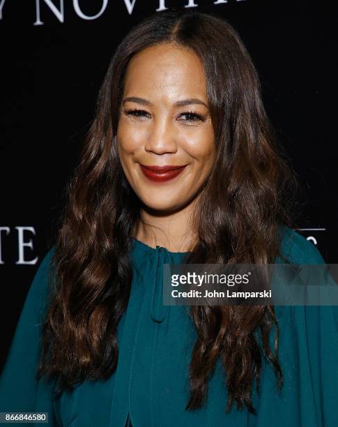 Jessica Betts attends Miu Miu & The Cinema Society host a screening of Sony Pictures Classics' "Novitiate" at The Landmark at 57 West on October 26,...