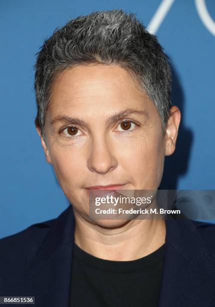 Jill Soloway attends Hollywood Foreign Press Association Hosts Television Game Changers Panel Discussion at The Paley Center for Media on October 26,...