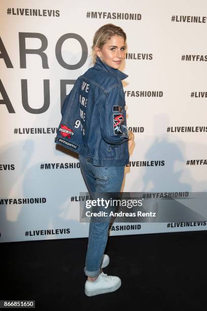 Caro Daur attends the 'Caro Daur x Levi's' event at Peek & Cloppenburg Weltstadthaus on October 26, 2017 in Duesseldorf, Germany.