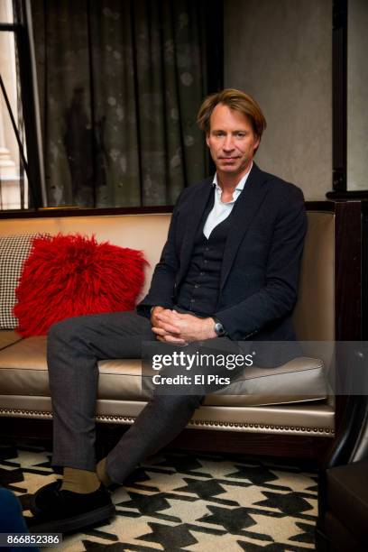 Giles Martin sits for a portrait whilst he is here for the INXS Kick remastered launch at QT Hotel, Sydney on October 25th, 2017 in Sydney, Australia.