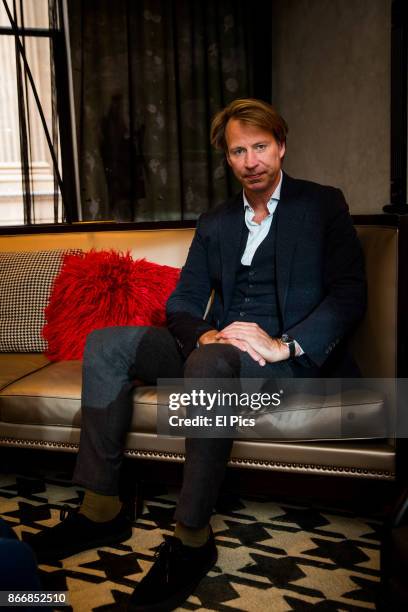 Giles Martin sits for a portrait whilst he is here for the INXS Kick remastered launch at QT Hotel, Sydney on October 25th, 2017 in Sydney, Australia.