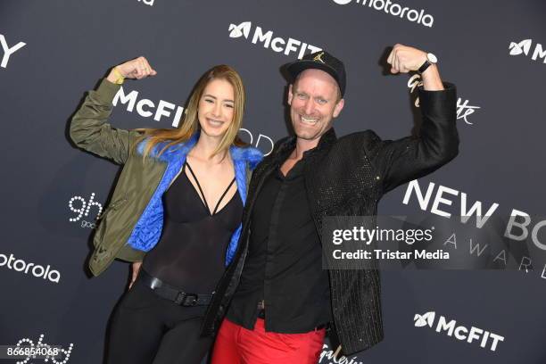 Brenda Huebscher and Daniel Termann attend the New Body Award By McFit Models on October 26, 2017 in Berlin, Germany.