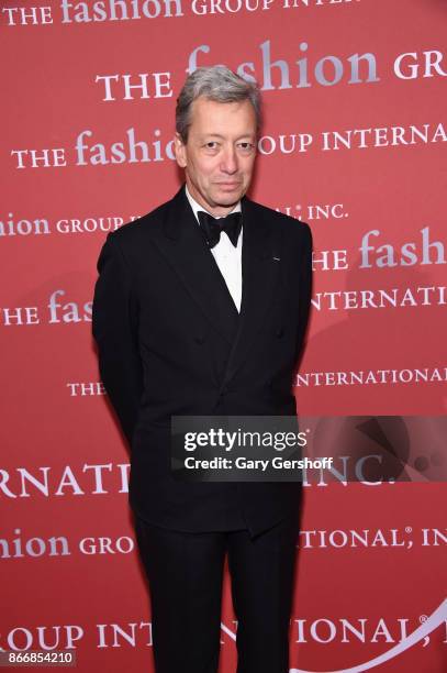 Frederic Malle of Editions de Parfums attends the 2017 FGI Night Of Stars Modern Voices gala at Cipriani Wall Street on October 26, 2017 in New York...