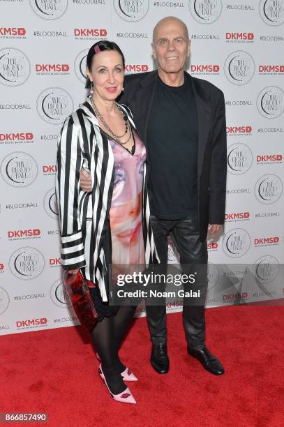 Tina Harf and DKMS Co-founder Peter Harf attends the 2017 DKMS Blood Ball at Spring Place on October 26, 2017 in New York City.