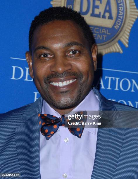 Actor Mykelti Williamson attends DEA Educational Foundation Event at The Beverly Hilton Hotel on October 26, 2017 in Beverly Hills, California.
