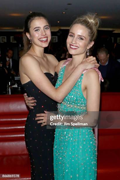 Actresses Margaret Qualley and Dianna Agron attend the screening after party for Sony Pictures Classics' "Novitiate" hosted by Miu Miu and The Cinema...