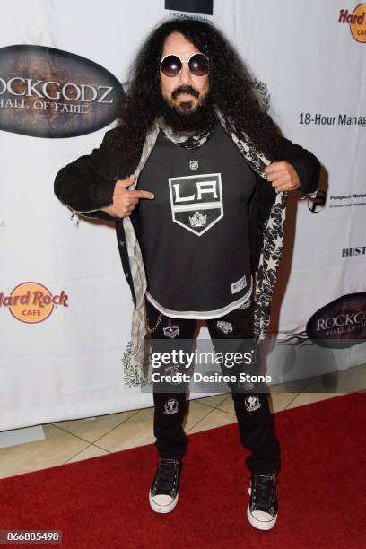 Frankie Banali attends the 5th Annual Rock Godz Hall of Fame Awards at Hard Rock Cafe - Hollywood on October 26, 2017 in Hollywood, California.