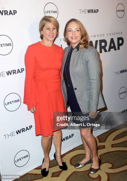 The Wrap's CEO/Editor-In-Chief Sharon Waxman and Louisette Geiss arrive for TheWrap's Power Women the opening night of the Mallorca International...