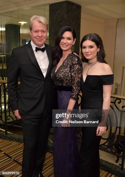 The Earl Spencer, Lady Charlotte Diana Spencer, and Countess Karen Spencer at the Whole Child International's Inaugural Gala in Los Angeles hosted by...
