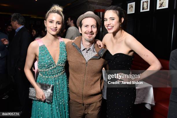 Dianna Agron, Denis O'Hare and Margaret Qualley attend Miu Miu & The Cinema Society host the after party for Sony Pictures Classics' "Novitiate" at...