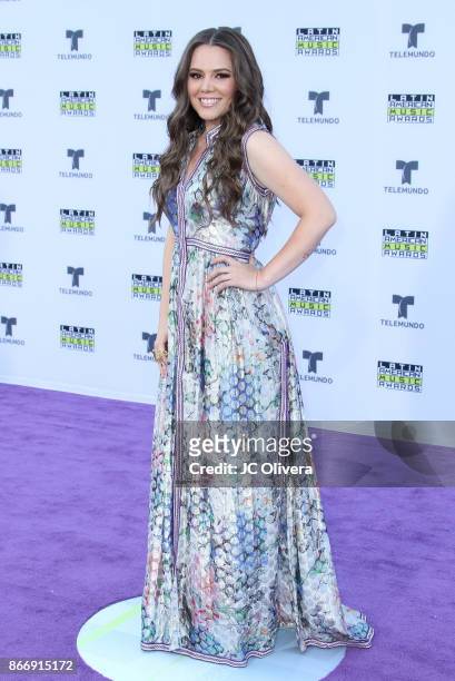 Recording artist Joy Huerta of Jesse & Joy attends The 2017 Latin American Music Awards at Dolby Theatre on October 26, 2017 in Hollywood, California.