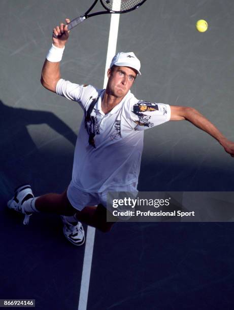 Todd Martin of the USA in action during the US Open at the USTA National Tennis Center, circa September 1993 in Flushing Meadow, New York, USA.