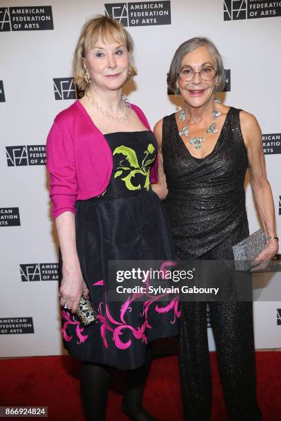 Shelby Gans and Alice Walton attend the American Federation of Arts 2017 Gala and Cultural Leadership Awards at The Metropolitan Club on October 26,...