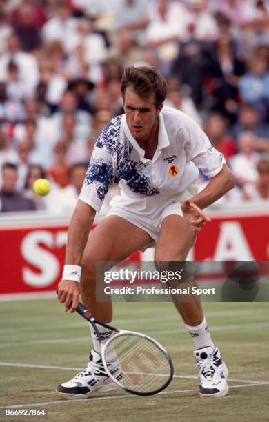 Todd Martin of the USA in action during the Stella Artois Championships at the Queen's Club in London, England circa June 1994.