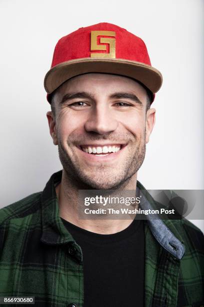 Nashville based country singer, Sam Hunt, sits for a portrait in New York, NY on October 29th, 2014. Mr. Hunt's new album, Montevallo, is out now.