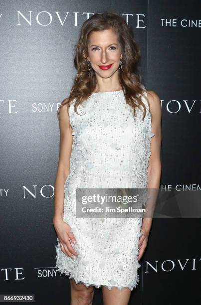 Actress Alysia Reiner attends the screening of Sony Pictures Classics' "Novitiate" hosted by Miu Miu and The Cinema Society at The Landmark at 57...