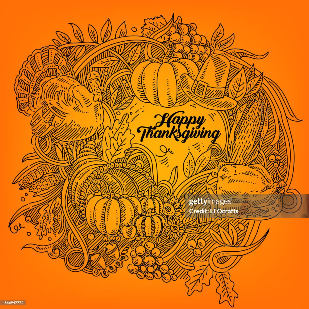Thanksgiving Drawing