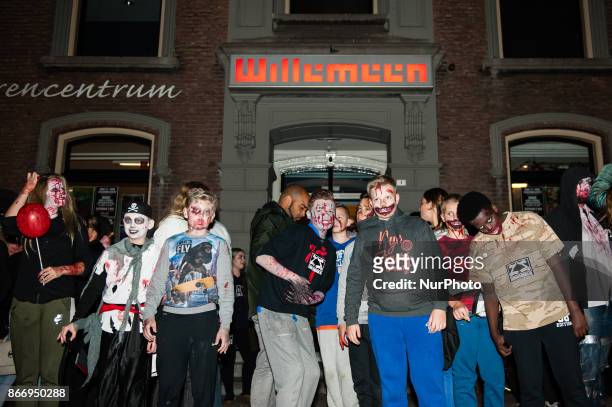 As in previous years, the Zombie Walk took place on October 26th in Arnhem, The Netherlands. The walk started at the Willemeen building, where make...