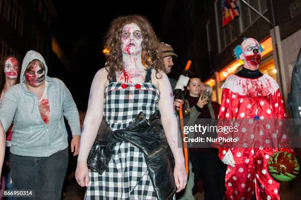 As in previous years, the Zombie Walk took place on October 26th in Arnhem, The Netherlands. The walk started at the Willemeen building, where make...