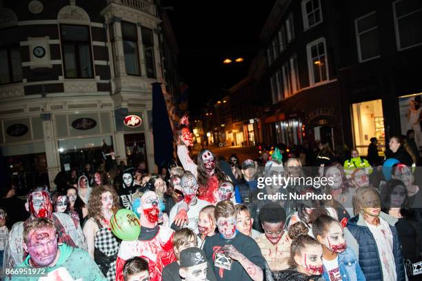 As in previous years, the Zombie Walk took place on October 26th in Arnhem, The Netherlands. The walk started at the Willemeen building, where make...