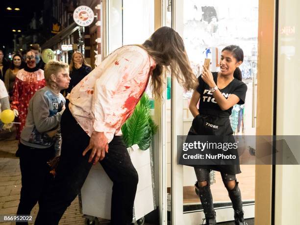 As in previous years, the Zombie Walk took place on October 26th in Arnhem, The Netherlands. The walk started at the Willemeen building, where make...