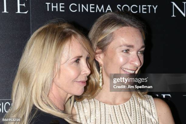 Producers Trudie Styler and Celine Rattray attend the screening of Sony Pictures Classics' "Novitiate" hosted by Miu Miu and The Cinema Society at...