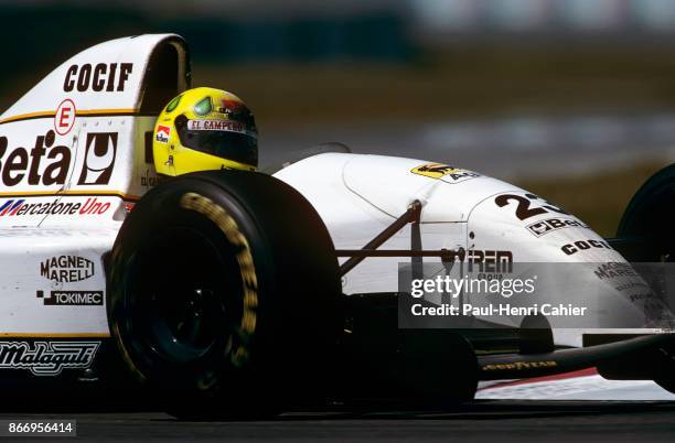 Christian Fittipaldi, Minardi-Ford M193, Grand Prix of Canada, Circuit Gilles Villeneuve, 13 June 1993.