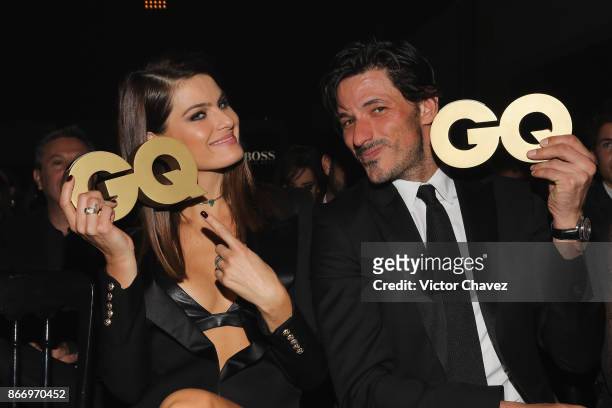 Isabeli Fontana and Andres Velencoso attend the GQ Mexico Men of The Year Awards 2017 on October 26, 2017 in Mexico City, Mexico.