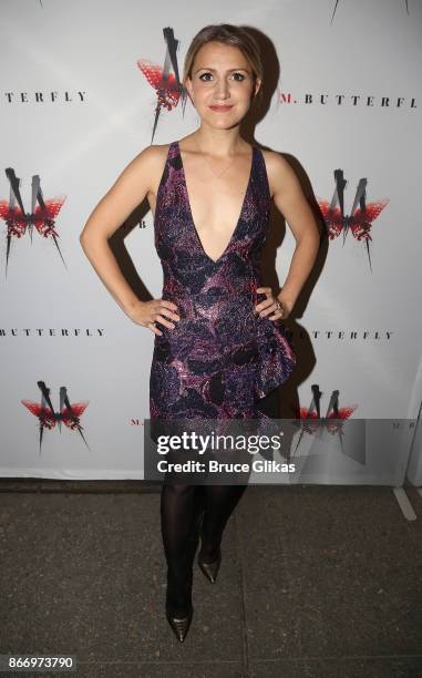 Annaleigh Ashford poses at the opening night arrivals for "M Butterfly" on Broadway at The Cort Theatre on October 26, 2017 in New York City.