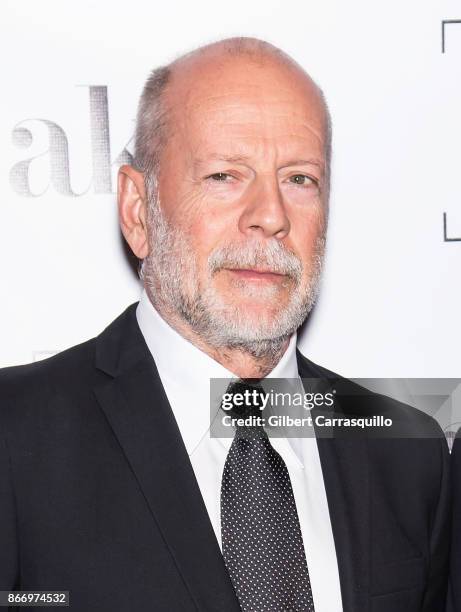 Actor Bruce Willis and 2nd annual Lumiere award recipient attends the 2nd Annual Lumiere Award Celebration during The 26th Philadelphia Film Festival...