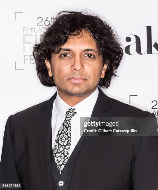 Film director M. Night Shyamalan attends the 2nd Annual Lumiere Award Celebration during The 26th Philadelphia Film Festival at AKA Washington Square...