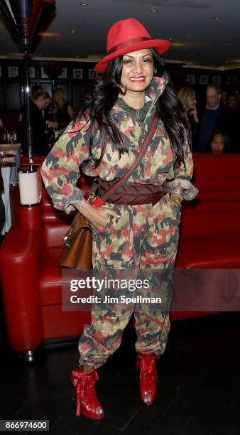 Donna D'Cruz attends the screening after party for Sony Pictures Classics' "Novitiate" hosted by Miu Miu and The Cinema Society at The Lambs Club on...