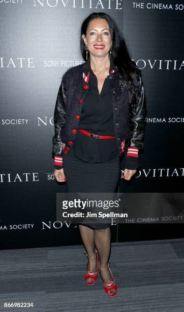 Designer Catherine Malandrino attends the screening of Sony Pictures Classics' "Novitiate" hosted by Miu Miu and The Cinema Society at The Landmark...