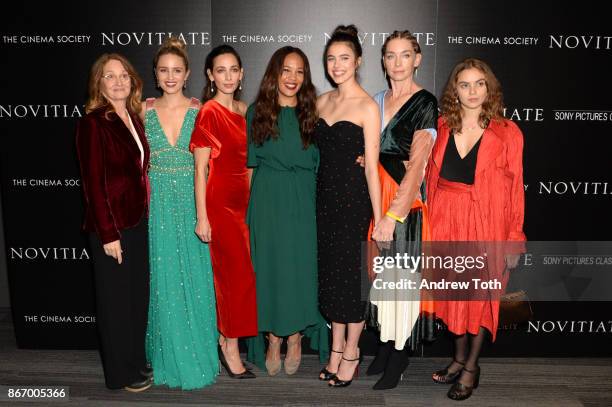 Melissa Leo, Dianna Agron, Rebecca Dayan, Margaret Betts, Mararet Qualley, Julianne Nicholson and Morgan Saylor attend a screening of Sony Pictures...
