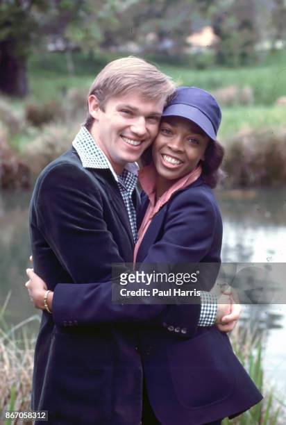 American actors Richard Thomas and Faye Hauser, stars of the TV miniseries, 'Roots: The Next Generations', circa 1979.