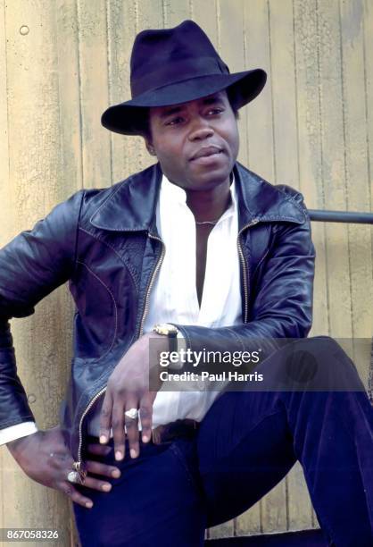 Georg Stanford Brown of Roots attends a photo call in 1977. "Roots" was a dramatization of author Alex Haley's saga of African-American life, based...