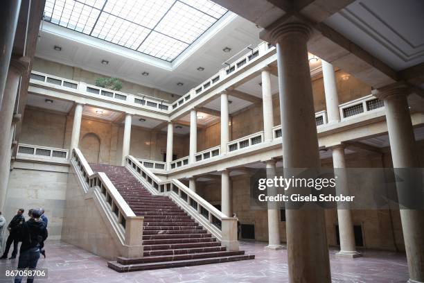 General view during the 'Muenchen Mord' series - 'die ganze Stadt ein Depp' on set photo call on October 8, 2017 at Arcisstr. 12, former "Fuehrerbau"...