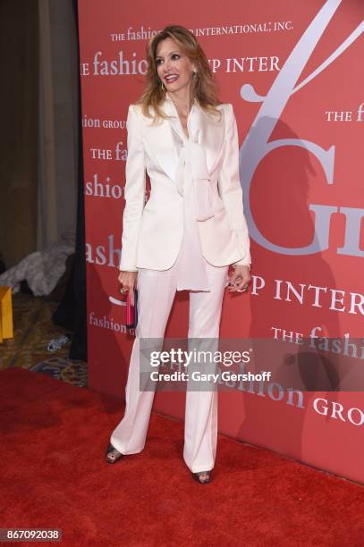 Socialite Ulla Parker attends the 2017 FGI Night Of Stars Modern Voices gala at Cipriani Wall Street on October 26, 2017 in New York City.