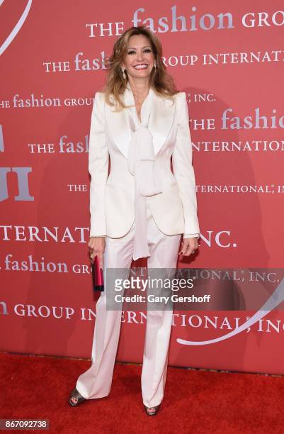 Socialite Ulla Parker attends the 2017 FGI Night Of Stars Modern Voices gala at Cipriani Wall Street on October 26, 2017 in New York City.