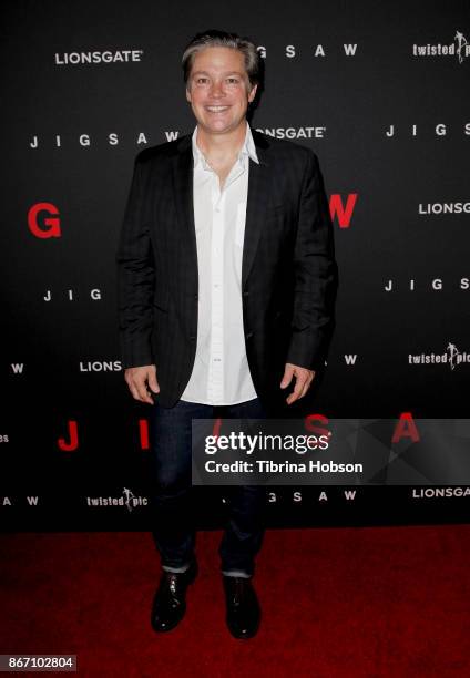 Oren Koules attends the premiere of Lionsgate's 'Jigsaw' at ArcLight Hollywood on October 25, 2017 in Hollywood, California.