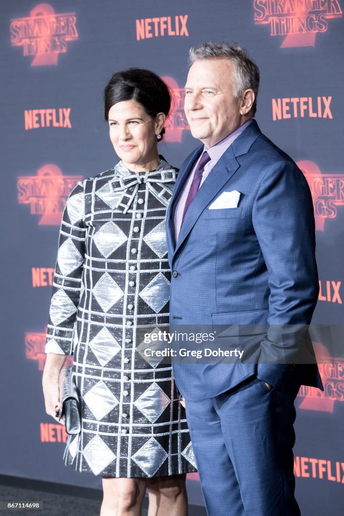 Actors Paula Ravets and Paul Reiser attend the Premiere Of Netflix's ...