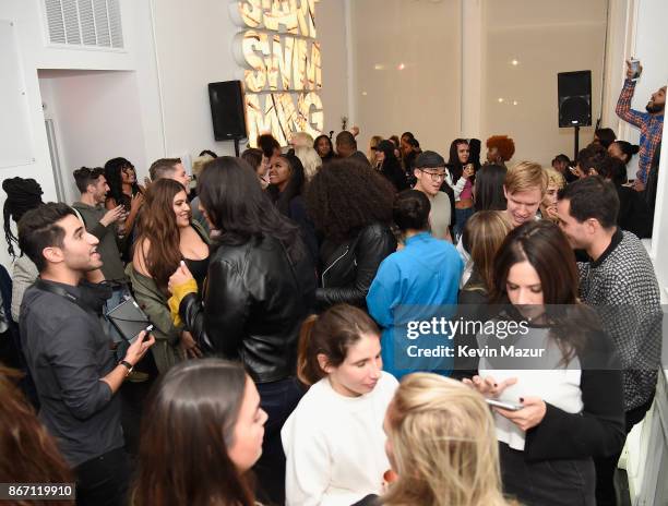 Guests attend the Khloe Kardashian & Emma Grede Celebrate Good American Pop-Up in Collaboration with VFILES on October 26, 2017 in New York City.