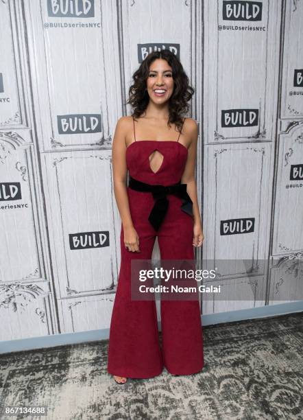 Stephanie Beatriz visits Build Series to discuss "Brooklyn Nine-Nine" and "The Light of the Moon" at Build Studio on October 27, 2017 in New York...