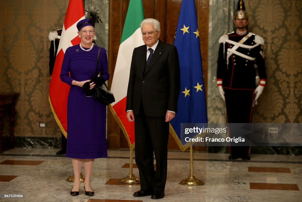 Queen Margrethe Visits Rome - Day 2