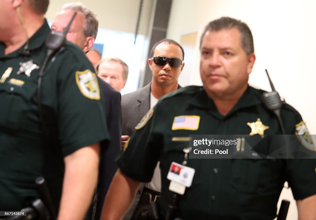 Tiger Woods Appears In Florida Court For DUI Hearing